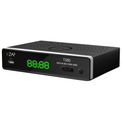 i-ZAP T385 set-top box TV Terrestre HD Nero - (IZP DECODER T385 ZAPPER DVBT2)