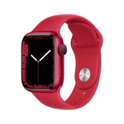 Apple Watch Series 7 GPS, 41mm (PRODUCT)RED Cassa in Alluminio con Sport Band (PRODUCT)RED - (APL WATCH S7 GPS 41 RED-AL MKN23TY/A)