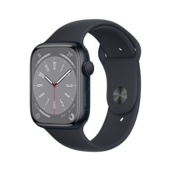 Apple Watch Series 8 GPS 41mm Cassa in Alluminio color Mezzanotte con Cinturino Sport Band Mezzanotte - Regular - (APL WATCH S8 GPS 41 MDN-AL MNP53TY/A)